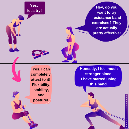 resistance band exercise